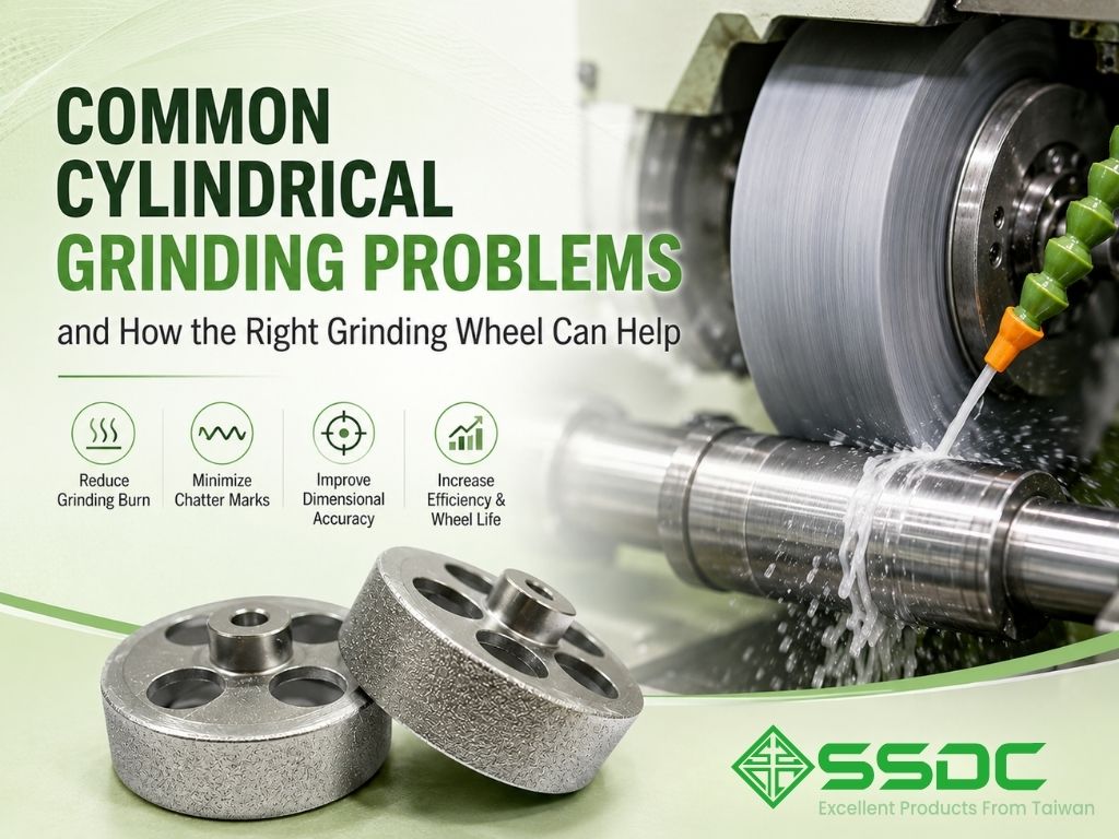 Common Cylindrical Grinding Problems and How the Right Grinding Wheel Can Help